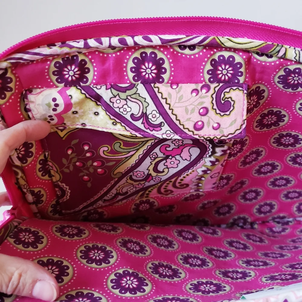 Vera Bradley Pink Paisley Print Laptop Case